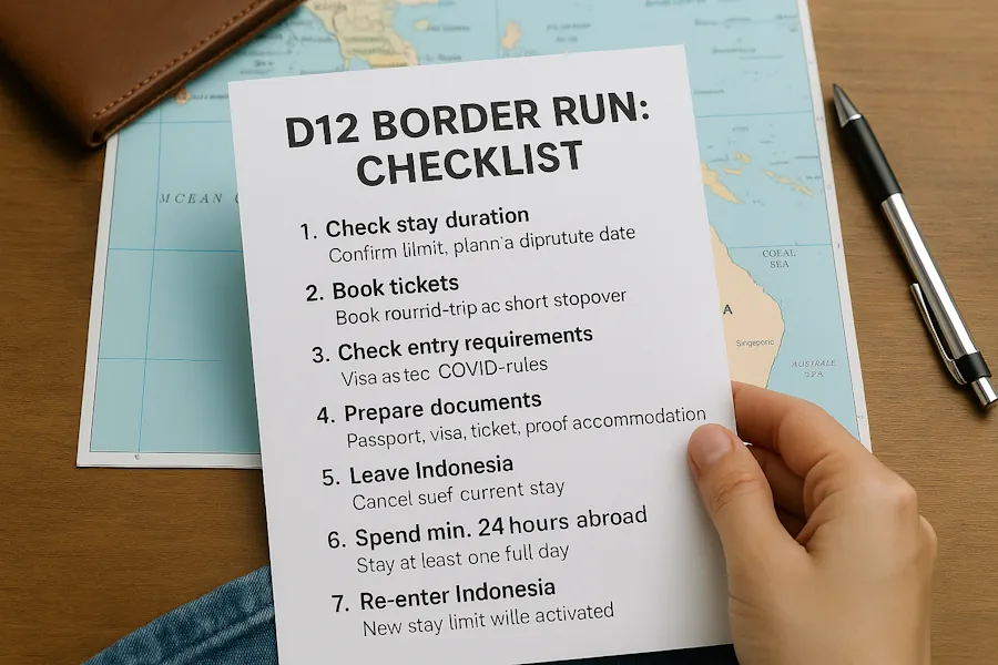 D12 Border Run: пошаговый чек-лист
