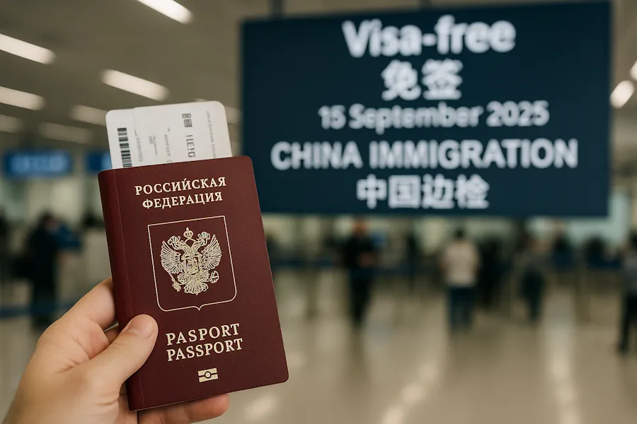 Безвизовый режим между Китаем и Россией