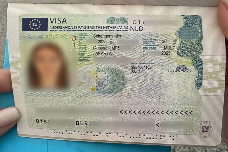 Кейс шенген в Нидерланды на Бали на 10 месяцев с мультивъездом 90 дней