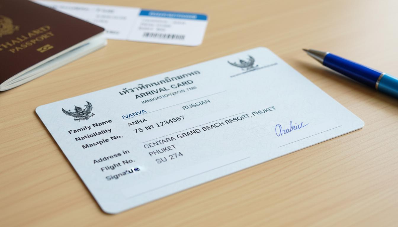 Как заполнить TDAC карту по прибытию в Таиланд при перелете с пересадками Как заполнить TDAC карту по прибытию в Таиланд при перелете с пересадками